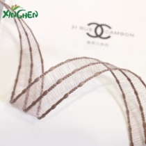 Hinchen capitals new line woven yarn with flowers packaging silk with butterfly knot yarn with gift box packaging color band