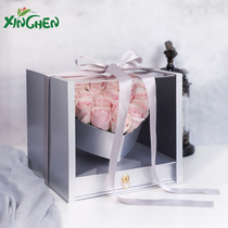 Acrylic Stereoloving Caring with Drawers Flowers Flower Arrangement Gift Box Surprise Loving Gift Box Crystal Magic Square Box