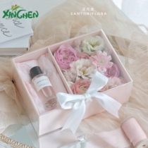 Mini Acrylic Petty Magnate Gift Box Surprise Flowers Box Transparent Long Yongsheng Floral Gift Box Flip Box