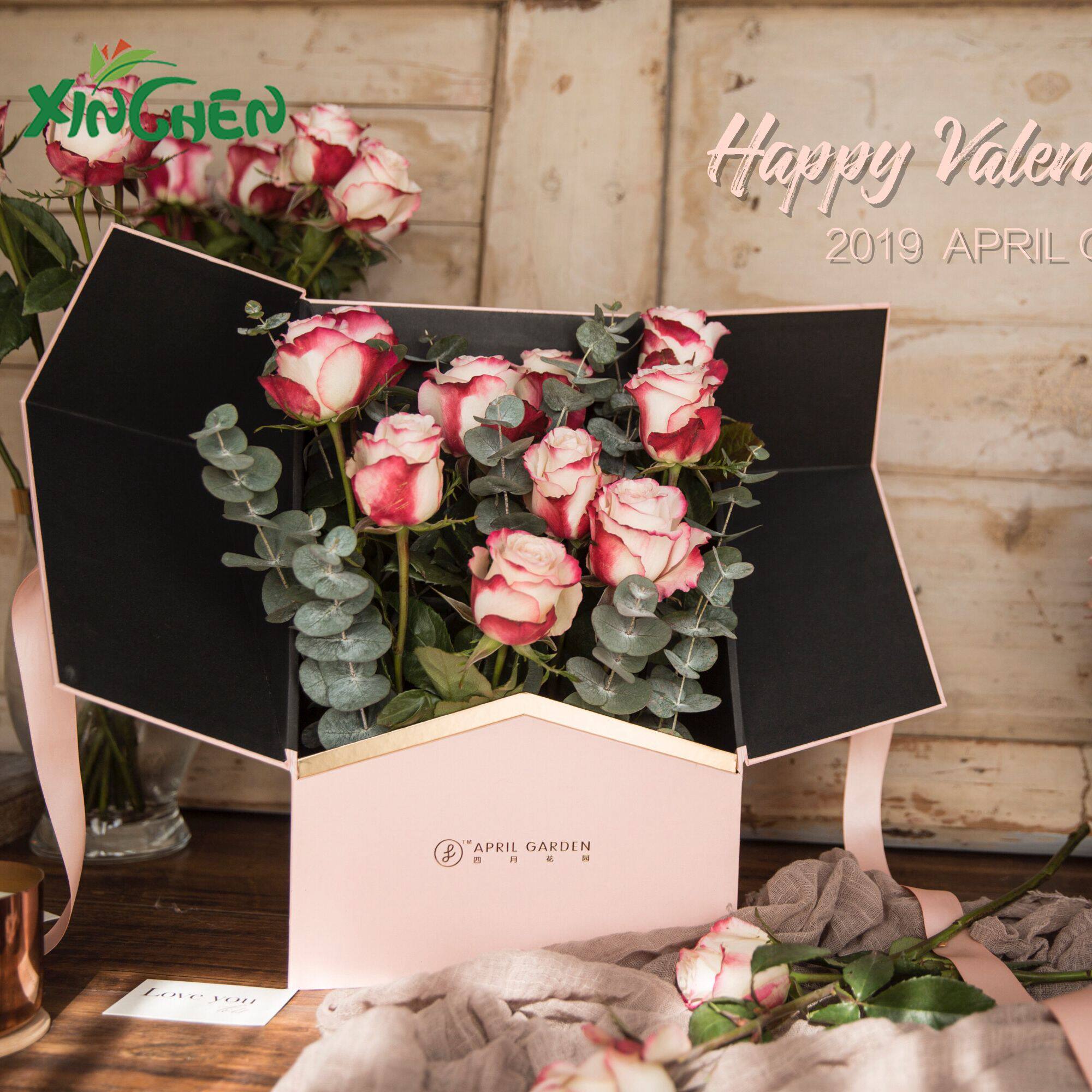 Xinchen Batman Flower Box Rectangular Flower Packaging Hand Holding Material Flower Box Surprise MDF Flower Shop Supplies