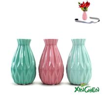 Modern minimalist diamond ceramic geometric Vase ornaments creative gifts home decorations living room flower arrangement