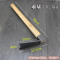 Garden hoe all-steel pickaxe weeding planting cauliflower hoe home gardening small Hoe Farm tools outdoor portable