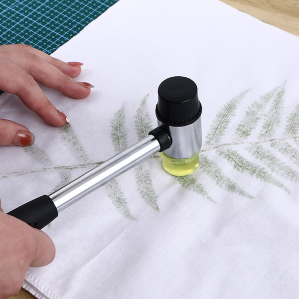 Plant Leaf Rubbing Stamping Hammer Kindergarten Children DIY Rubbing Stamping Fabric Small Rubbing Stamping Hammer Tool Material Kit
