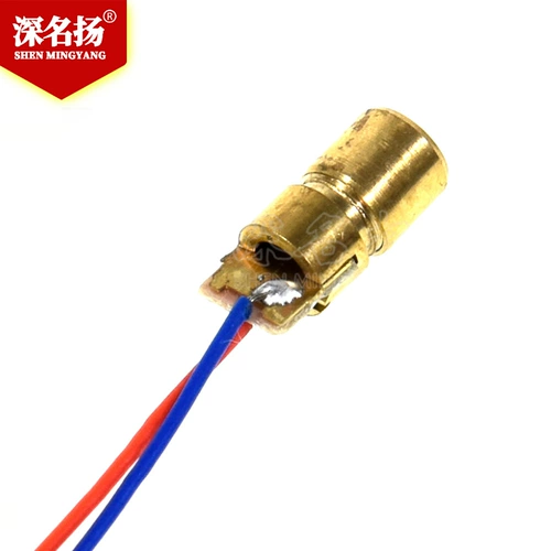 Регулируемая медная красная лазерная трубка с лазером, 3v, 5v, 6mm