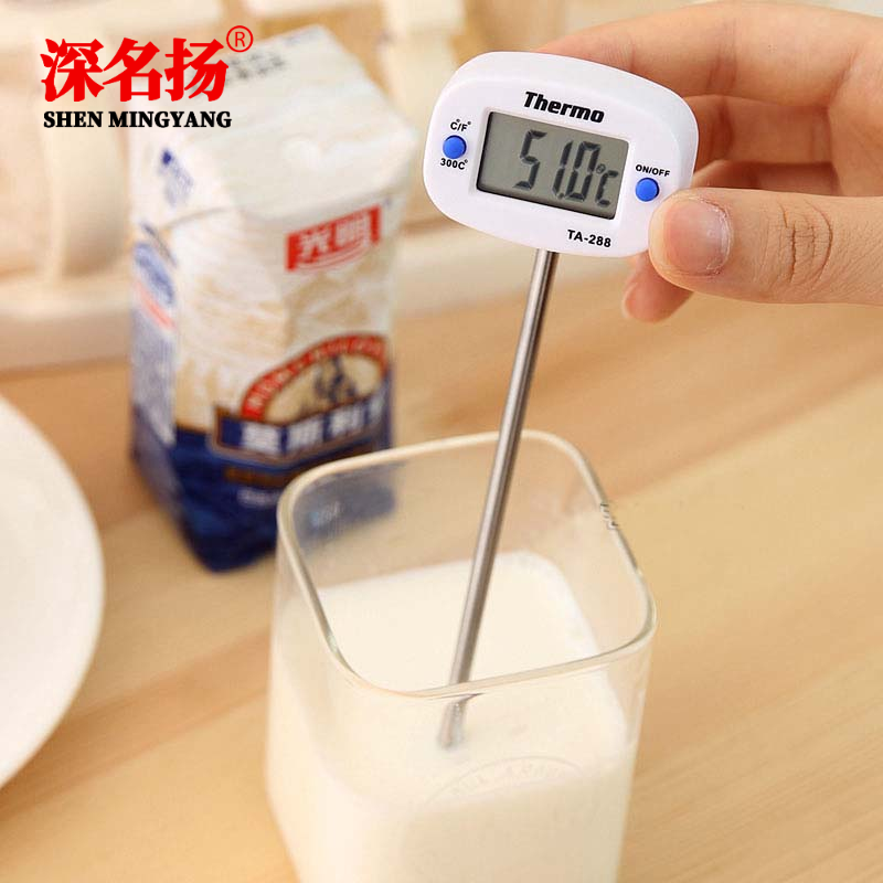 TA288 Needle Food Thermometer Kitchen Food Oil Temperature Meter Milk Temperature Meter Water Thermometer Electronic Thermometer