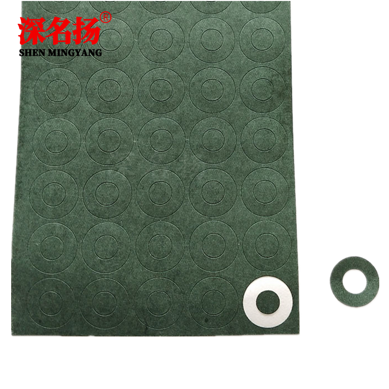 1 section hollow 18650 insulation gasket Battery green barley paper battery pack special green shell paper insulation paper adhesive patch