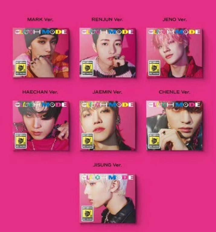 Nct Dream Autographed Official Second Album Glitch Mode March Comeback Album Photocard Poster