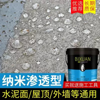 Bixuan permeable waterproof agent glue powder room tile waterproof coating Exterior wall roof water leakage material plugging king