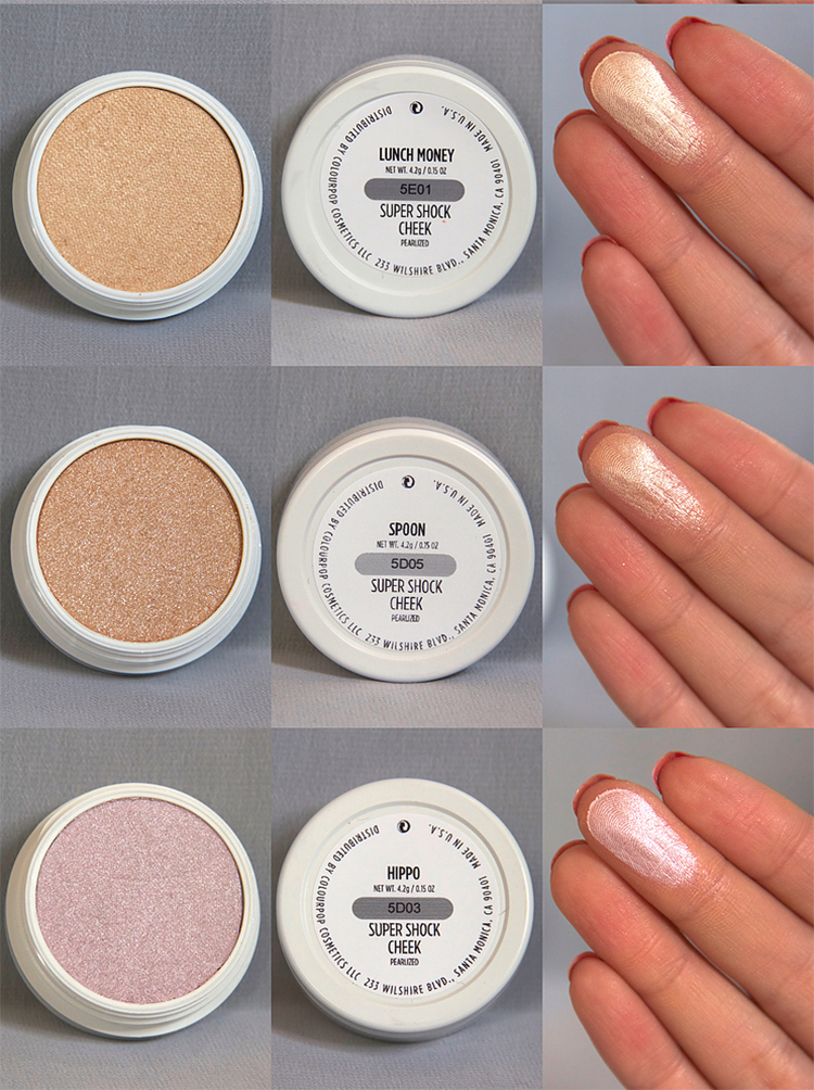 Tại chỗ colourpop khả năng sửa chữa ánh sáng cao kết cấu khoai tây nghiền Kết cấu linh hoạt lật đổ tạo khối black rouge