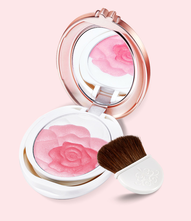 Qiao Di Shang Hui Die Love Red Chính hãng Sửa chữa Trang điểm màu nude Long Lasting Không thấm nước Petal Ro rang Powder với điểm nhấn - Blush / Cochineal má hồng mac peaches