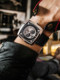 Agelocer original design industrial style square mechanical watch luminous calendar large dial men's watch