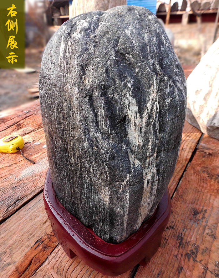 青石风水石镇宅辟邪补角靠山石泰山石摆件