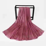 Шарф с кисточками, шелковые нитки, из Малайзии