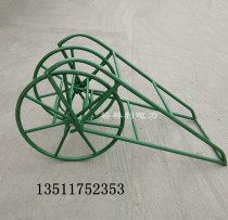  Anti-twist wire rope retractable wire frame Dupont silk Dinima traction rope retractable wire reel frame Cable reel frame push frame shaft
