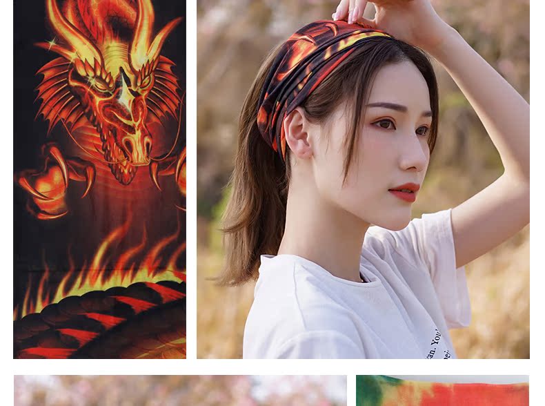 Magic Turban Sports Mask Variety Bib Kem chống nắng ngoài trời Câu cá đầy đủ Khăn mặt Nam Cổ áo quàng cổ - Kerchief / Earflap khăn trùm đầu