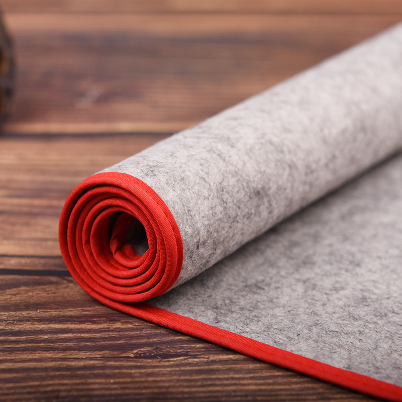 Bag Edge Grey Painting And Calligraphy felt Wenfang Four Treasure Xuan Paper Painting Felt Calligraphy Cushion Beginners Scholar Country Painting Felt Mat