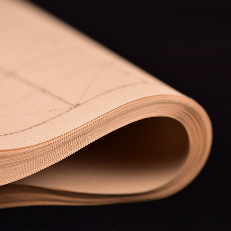 Raw edge paper rice character grid thickened handmade antique color Yuanshu paper bamboo pulp beginner calligraphy practice rice paper