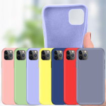 Suitable for iphone11 mobile phone case all-inclusive soft case 7 8 xs Apple 12 liquid silicone phone case spot