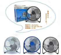 USB mini fan 6 inch student desktop computer electric fan metal silent aluminum leaf small electric fan portable