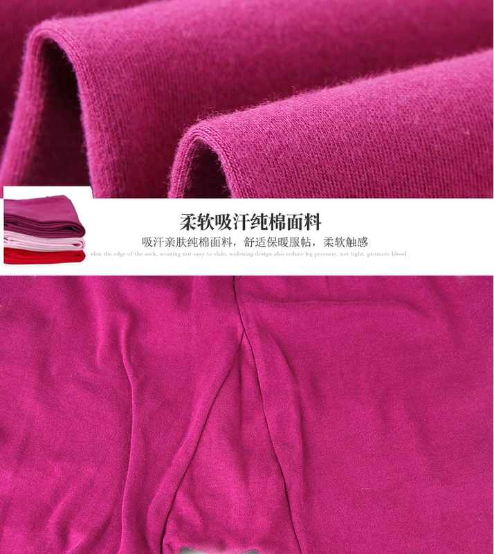 Langsha Qiuku Women một mảnh quần cotton mặc quần ấm học sinh bó sát quần mỏng phần quần legging quần quần mùa đông - Quần nóng lên quan dai thu dong nu