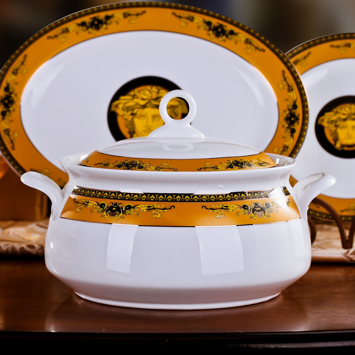 Antarctic treasure northern dishes ipads porcelain household contracted combination to use suit plate Chinese dishes home/