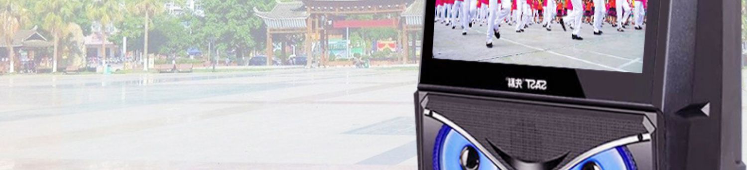 may chieu epson Xianke Square Dance Loa Micrô không dây WIFI Xe đẩy Di động K bài hát Bluetooth Âm thanh ngoài trời Trình phát video - Trình phát TV thông minh bộ phát wifi di động
