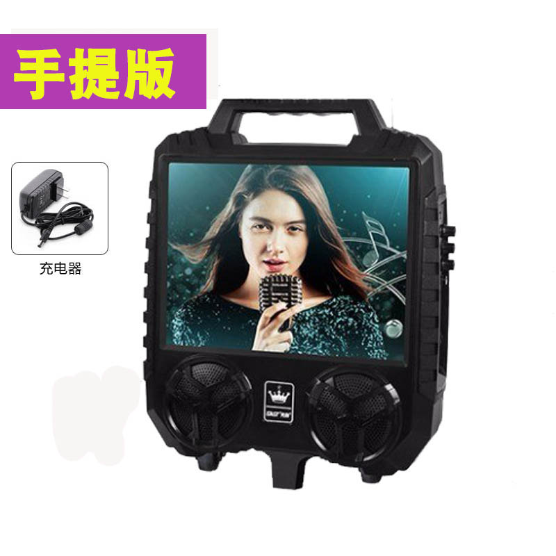 may chieu epson Xianke Square Dance Loa Micrô không dây WIFI Xe đẩy Di động K bài hát Bluetooth Âm thanh ngoài trời Trình phát video - Trình phát TV thông minh bộ phát wifi di động