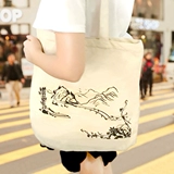 Сумка на одно плечо, тканевый мешок, шоппер для путешествий, делается под заказ, с печатью вашего логотипа