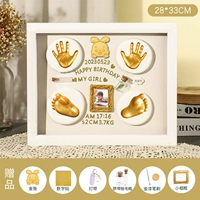 [Кролик Bao Manyue] 12 -дюймовая выставка с твердым деревом Хонг (белый) (памятная рекомендация полной луны)