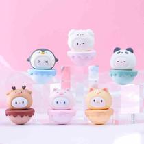 Soft fufu cute tumbler cartoon doll mini small ornaments car center console cake baking decoration gift