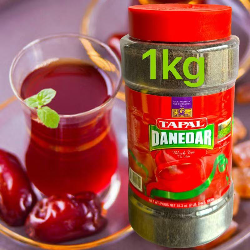 Tapal Tea Danedar Black Pakistani Imported Milk Tea Red and Black Tea Original Flavor Black Strong Aroma Type 1kg