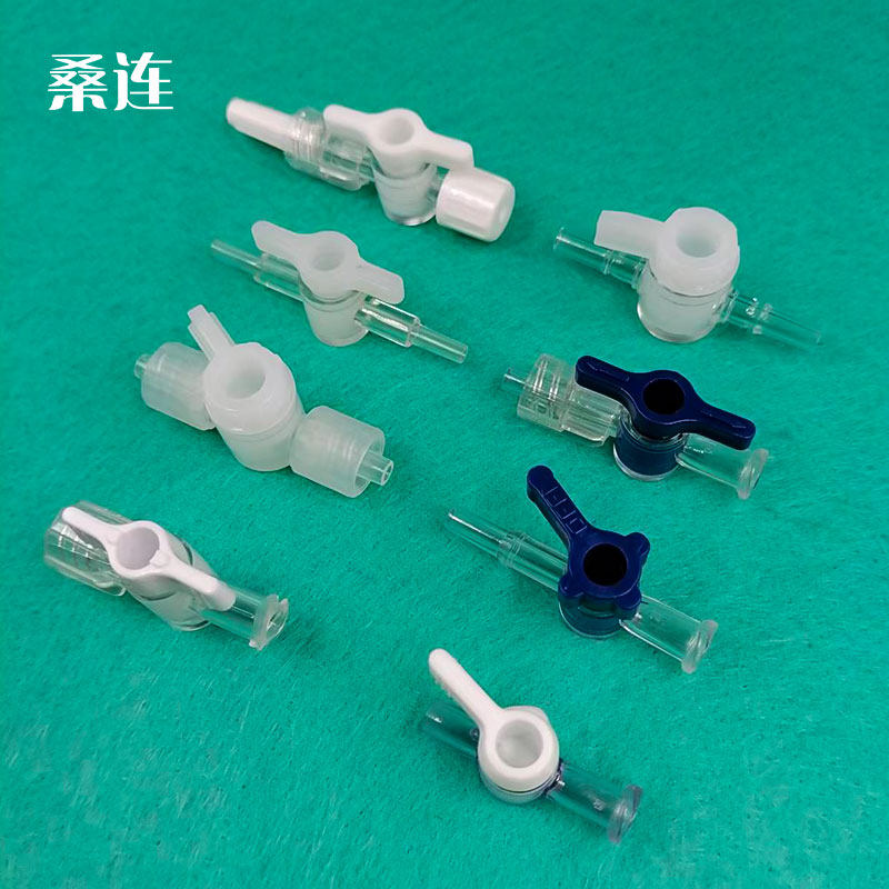 PC料鲁尔二通阀接头小型二通阀公母二通阀直接塑料软管连接管接头