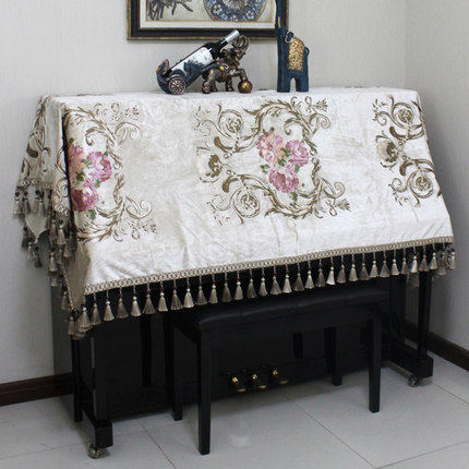 Piano cover half cover modern minimalist American piano cover full cover high-end piano dust cover piano cover piano cloth cover