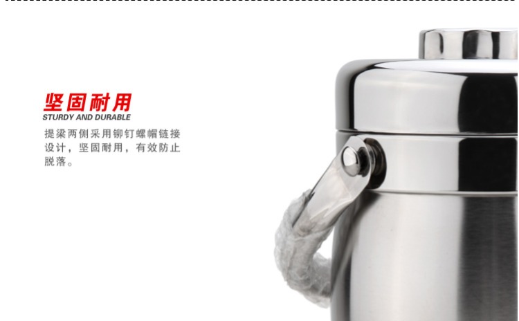 Hộp cơm trưa cách điện hai lớp bằng thép không gỉ, nồi, thùng đựng gạo chống tràn, thùng gạo hai lớp, hộp đựng gạo, thùng đựng gạo, thùng đựng cơm, hộp cơm - Hộp cơm điện sưởi ấm hộp cơm cắm điện hẹn giờ