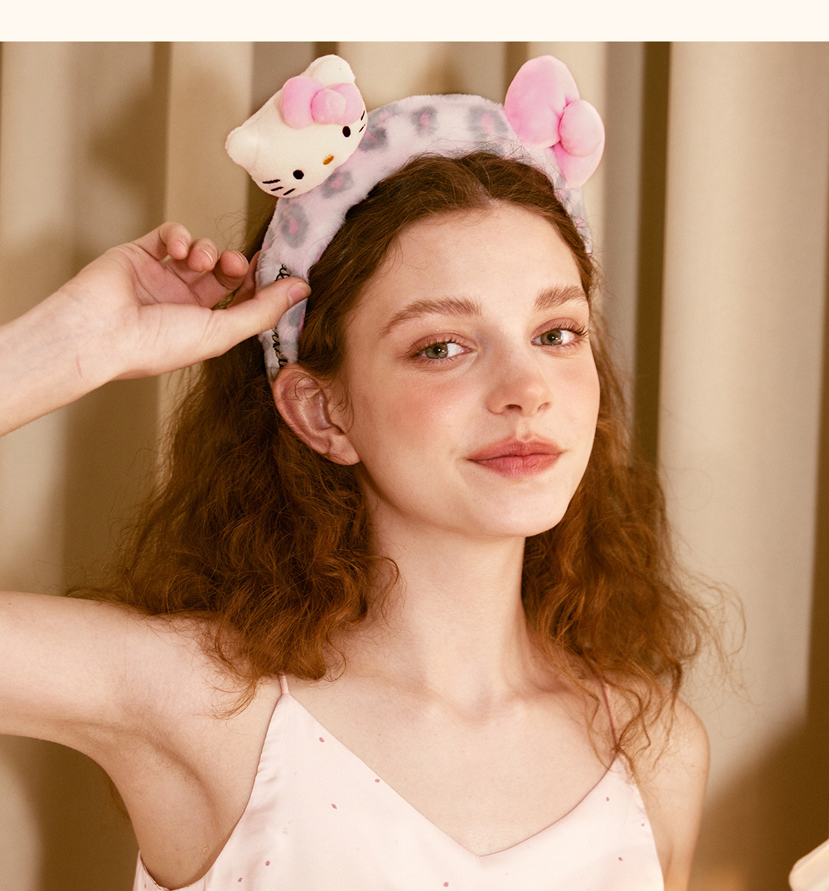 лента для волос gukoo/果壳发箍女hellokitty联名新款毛绒可爱束发女士洗漱发箍
