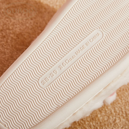 [Мэри Кэт -киногеное] Фруктовые скорлупы Тапочки женские волосы и тапочки наступают на дерьмо и чувствуют себя бездомными, не сокрушительные, носят пару хлопковых тапочек