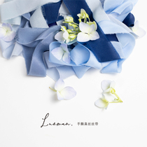 2 5 Season 2] ins hand-torn burrs silk ribbon hand-held wedding invitation ribbon