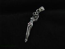 European and American silver jewelry brand Justin Davis Justin Davis sterling silver jewel naked female necklace pendant