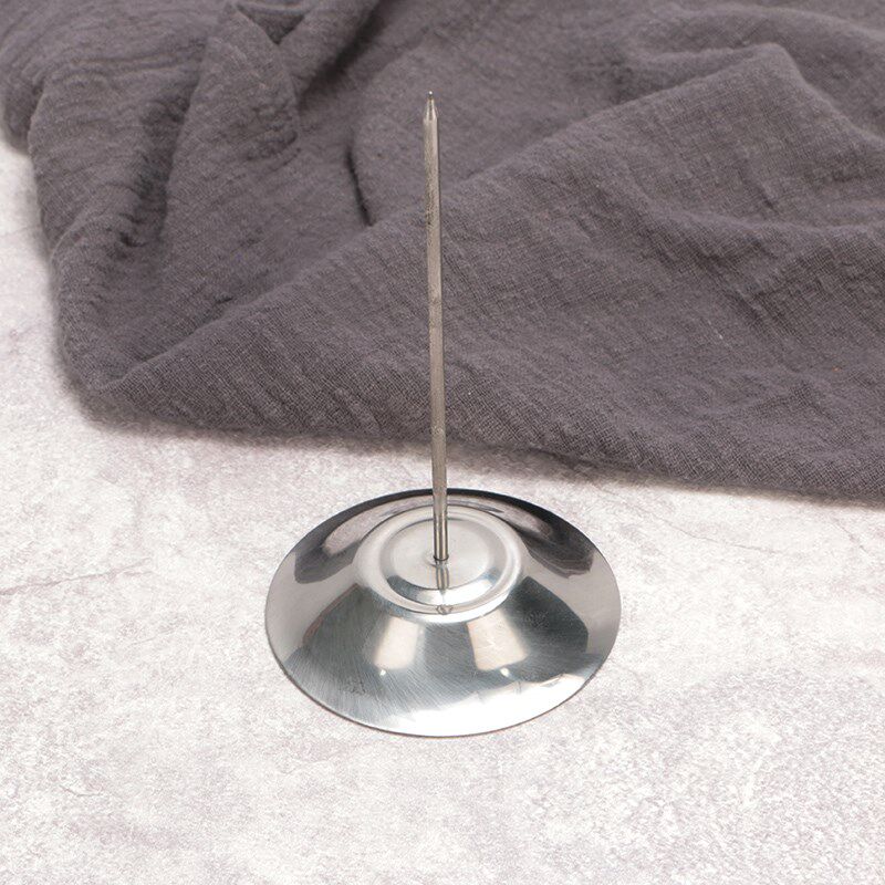 Stainless steel menu insert single paper inserter document fork receipt fork insert single needle paper insert