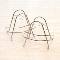 Round stainless steel rack Large pot cover rack Cutting board chopping board bracket Cutting board Wall-mounted kitchen shelf rack Drain