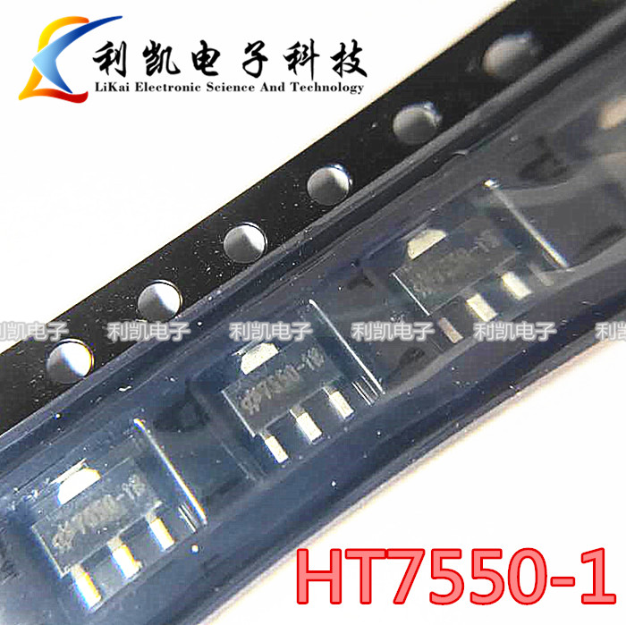 Imported original HT7550-1 HT7550 SMD SOT-89 5V three-terminal voltage regulator circuit 7550-1