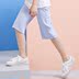 Cô gái bảy điểm quần mùa hè mặc mỏng 2020 midpants mới childrens quần trong trẻ em lớn sweatpants mất quần năm điểm. 