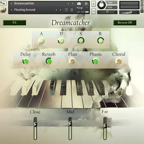 Звуковая библиотека Dreamcatcher Источник звука Dreamcatcher 2g, загадочные и неземные цвета
