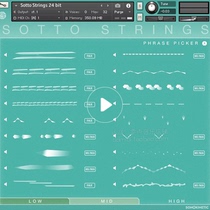 Soft loop laying bottom orchestral Sotto sound source 37g Adagio subtle atmosphere Kontakt arrangement