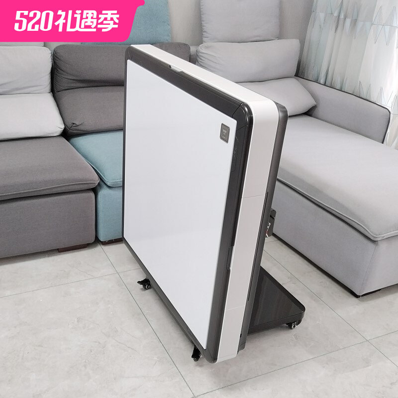 Pillar folding Mahjong machine household mini roller coaster table with small size four legs table silent automatic