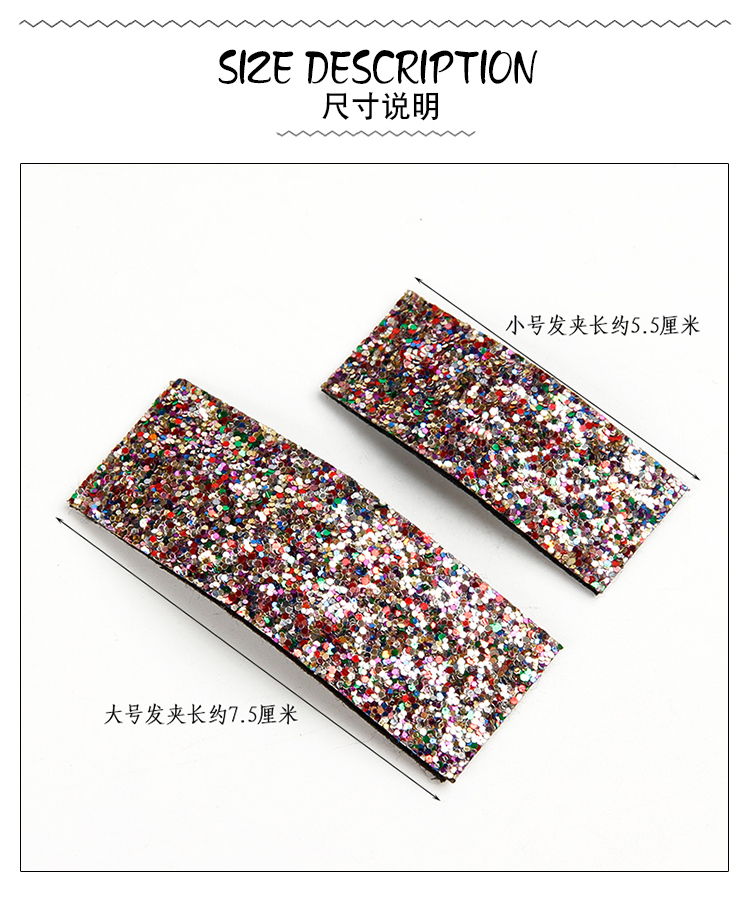Hàn Quốc phụ kiện tóc khí phách hoang dã Liu bên bờ biển long lanh BB clip thư mục hàng đầu Nhật Bản và Hàn Quốc gãy tóc thẻ thịt clip clip dây buộc tóc đẹp
