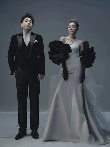 Реквизит для фотографии для влюбленных, модное ретро свадебное платье, крой «рыбий хвост»