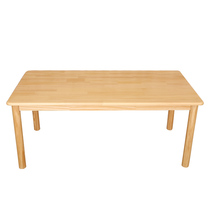 Customized kindergarten solid wood table and chair set baby eating toy table Factory Direct spot