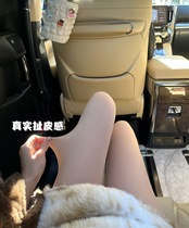 Xia Yuan selected skin sensitive leg artifact in winter warm and natural pantyard panties on foot socks naked