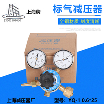 YQ-1 0 6*25 Standard Gas Pressure Reducer Shanghai Reducer Factory Suitable for a variety of gas mixed decompression